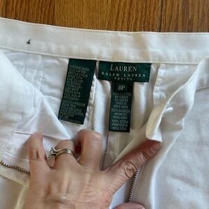 Vintage pleated Lauren Ralph Lauren Cream Trousers